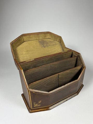 Boîte - Bois, Cuir