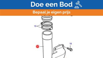 Bieden: Volvo Penta D3 uitlaatspruitstuk zwart - 21190796, Ophalen of Verzenden