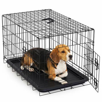 Avalo Hondenbench L - Opvouwbaar - 2 Deuren - 92x57x64 CM, Animaux & Accessoires, Verzenden