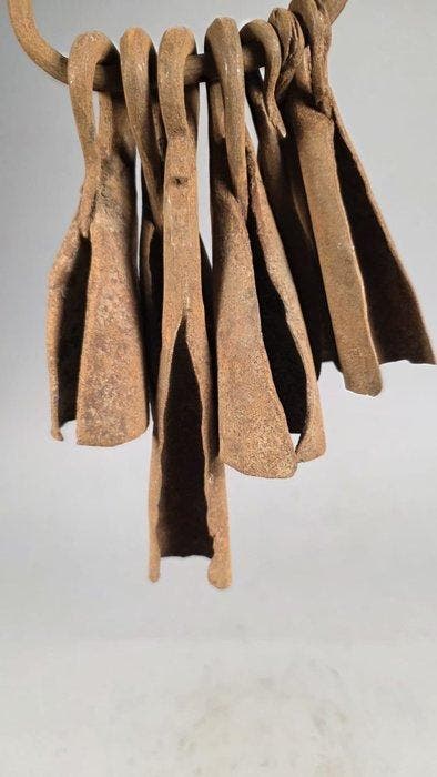 Primitieve munt uit smeedijzer - Chamba - Nigeria (Zonder, Antiquités & Art, Art | Art non-occidental