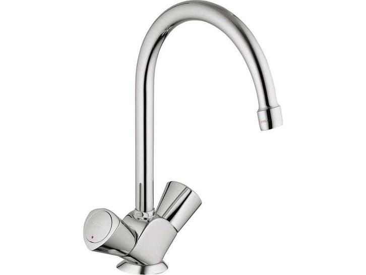 GROHE Costa-S - Keukenmengkraan - Hoge uitloop 360° - Chroom, Doe-het-zelf en Bouw, Sanitair, Zo goed als nieuw, Verzenden
