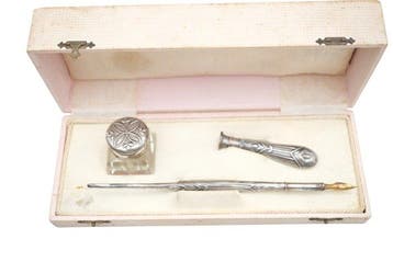 Original box - Inktpot - Zilver