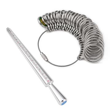 Fako Bijoux - Ringmaat Meter Set Metaal - Ring Vinger, Verzenden, Nieuw