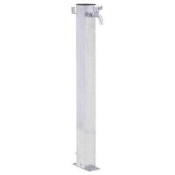 vidaXL Waterzuil vierkant 100 cm roestvrij staal, Tuin en Terras, Verzenden, Nieuw