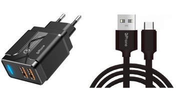 DrPhone - 2 Meter Kabel  - USB-C  - Oplaadkabel – 18W, Verzenden