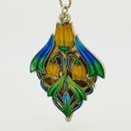 Zilver - Ketting met hanger - Periode 1893-1906