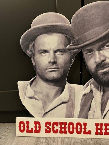 Bud Spencer et Terence Hill - Panneau - Métal, Verzamelen, Nieuw