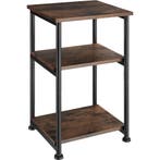 tectake Bijzettafel Memphis 34x30x59cm - Industrieel hout do, Verzenden, Nieuw