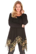 Tuniek Studio voile army print zoom maat M=46/48, Kleding | Dames, Verzenden, Nieuw