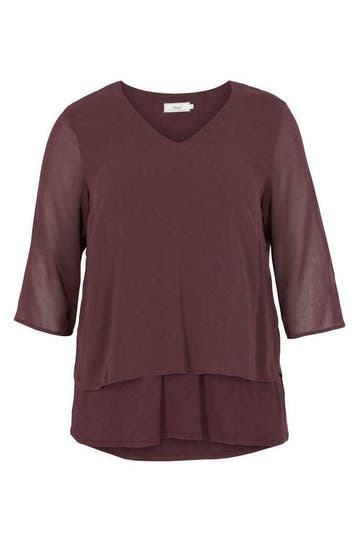 Blouse, 3/4 Sleeve Vanilla Ice,XL maat 42, Verzenden