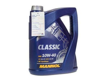 MANNOL 10W-40 5L Classic VW 502.00/505.00, MB 229.1, RN0700, Ophalen of Verzenden