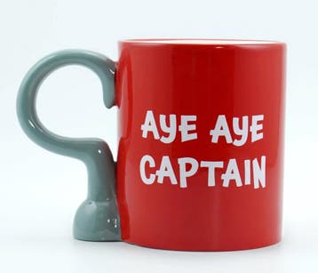 Peter Pan Captain Hook 3D Mok, Collections, Ophalen of Verzenden