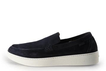 Manfield Loafers in maat 43 Blauw, Kleding | Heren, Loafers, Manfield, Zo goed als nieuw, Verzenden
