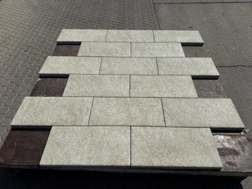 Veiling - 17,26 M2 Betontegel-Print Beige 30x60x4 Cm, Nieuw