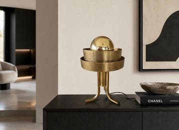 Vips & Friends - Lampe - Winston - Laiton - Lampe de table