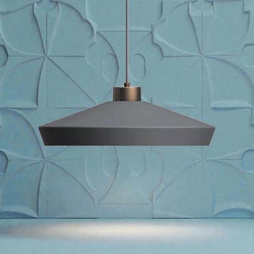 Herstal - Mikael Berlin - Plafondlamp - Edge 500 - Graphite
