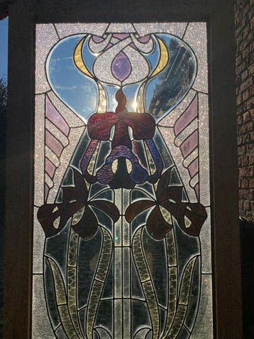 Glas-in-loodraam - 1920-1930, 1910-1920 - Art Nouveau