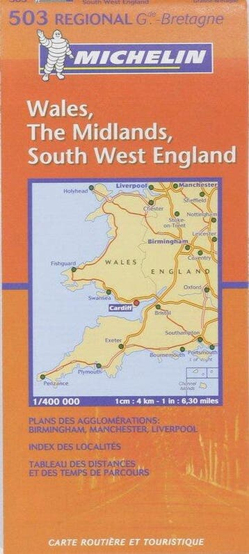 Wales, the Midlands, South West England - Michelin, Boeken, Verzenden, Nieuw