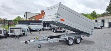 Driezijdige kipper Anssems KSX-3500kg, Ophalen