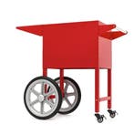 Popcorn Machine Onderstel | Gecoat Staal | Rood | Eenvoudig, Zakelijke goederen, Verzenden, Nieuw in verpakking