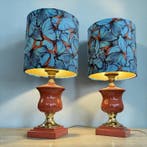 Maison Le Dauphin - Lampe - Mery - Laiton, Textile,