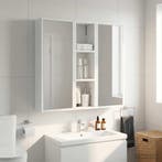 vidaXL Badkamer wandkast Wit 20 x 14 x 70 cm Geconstrueerd, Verzenden, Nieuw