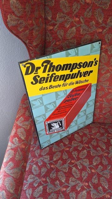 Dr. Thompsons zeeppoeder, het beste voor de was - Emaille