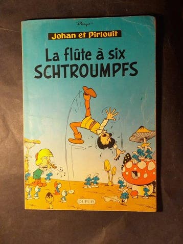 Johan et Pirlouit T9 - La Flûte à six Schtroumpfs - B - 1, Nieuw