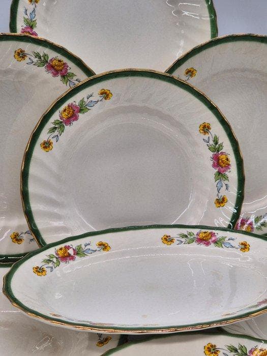 Eetservies - Pagnossin Treviso – Speiseservice mit floralem, Antiquités & Art, Antiquités | Meubles | Tables
