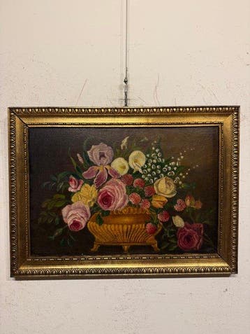 Italiaanse school (XX) - Vaso di Fiori, Antiek en Kunst