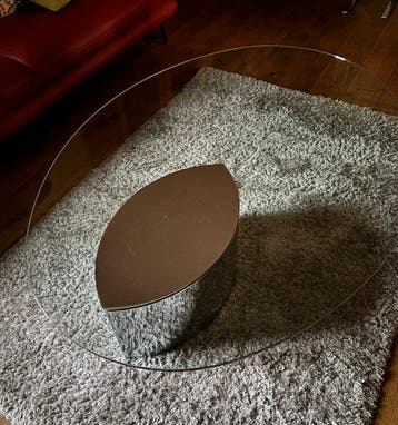 Gavina - Cini Boeri - Table basse - Lunario - Verre