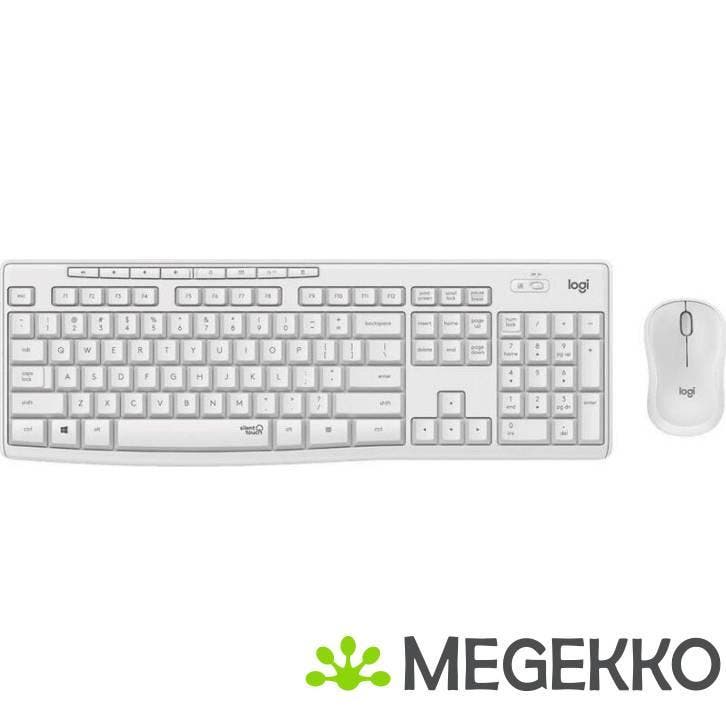 Logitech MK295 Wit toetsenbord en muis, Computers en Software, Desktop Pc's, Nieuw, Verzenden