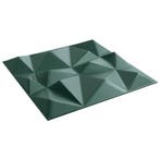 vidaXL Wandpanelen 12 pcs Diamond Groen 50 x 50 cm XPS, Verzenden, Nieuw