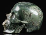 HERBE FLEUR JASPER CRÂNE Crâne sculpté - Jasper - 9.7 cm -