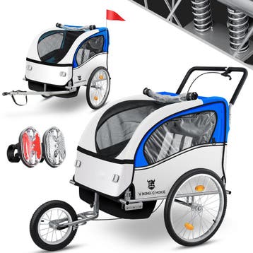Fietskar Kinderwagen Jogger | Premium | OP=OP, Fietsen en Brommers, Vering, Nieuw, 20 tot 40 kg, Ophalen of Verzenden