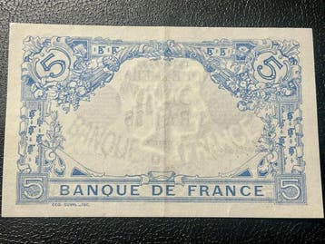 Frankrijk. - 5 Francs - 23/01/1915 - Pick 70 (Zonder, Postzegels en Munten