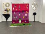 Berber, Tapis Azilal coloré – Motifs artistiques berbères –