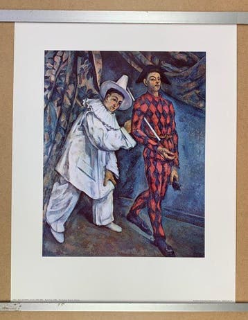 Paul Cezanne (after) - Mardi Gras - Rare Vintage Circus