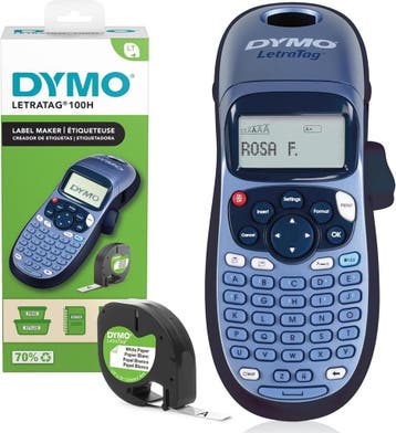 DYMO LetraTag LT-100H | Retour deal 40% korting | Sla je..., Verzenden, Zo goed als nieuw, Tape-label, DYMO