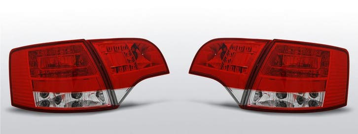 Achterlichten Audi A4 B7 Avant 2004-2008 | LED | rood / wit, Auto-onderdelen, Verlichting, Nieuw, Audi, Verzenden