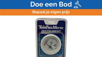 Bieden: Teleflex oil press display white 0 to 100 PSI - 811, Ophalen of Verzenden, Nieuw