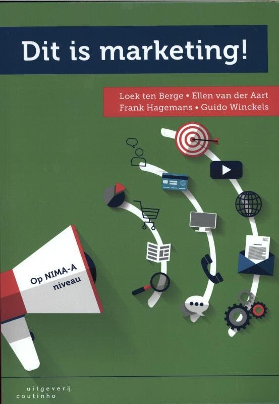 Dit is marketing! 9789046905500 Ellen van der Aart, Boeken, Studieboeken en Cursussen, Zo goed als nieuw, Verzenden