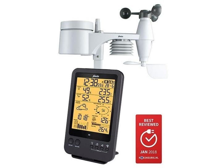 Alecto WS-4700 - Weerstation - Draadloos met buitensensor -, Audio, Tv en Foto, Weerstations en Barometers, Nieuw, Verzenden