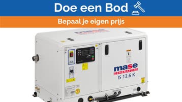 Bieden: Mase IS13.6 12 kW marine diesel generator 1800 RPM, Ophalen of Verzenden