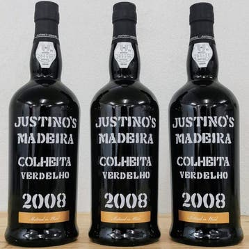 2008 Justinos, Colheita Verdelho - Madeira DOC - 3 Flessen