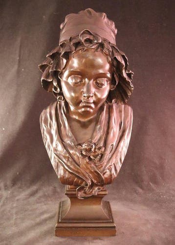 Antieke buste - naar Jean-Baptiste Greuze (1725–1805) -