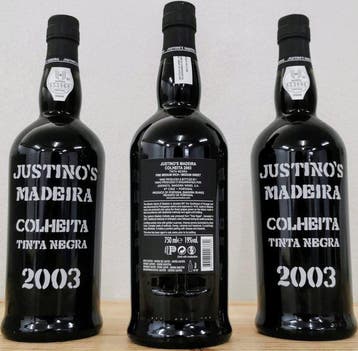 2003 Justinos, Colheita Tinta Negra - Madère DOC - 3, Nieuw