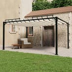 vidaXL Prieel met lamellendak 3x4 m stof en aluminium, Verzenden, Nieuw