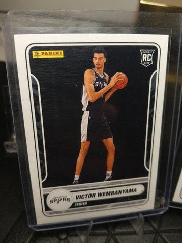 Victor Wembanyama Rookie Panini - 3 Card - Good (GD), Nieuw