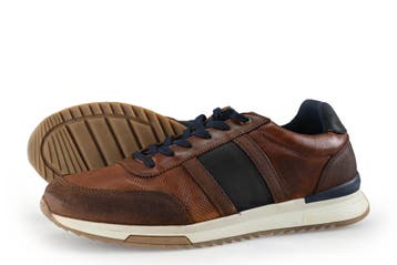 La Strada Sneakers in maat 43 Cognac, Kleding | Heren, Schoenen, Overige kleuren, Verzenden, Zo goed als nieuw, Sneakers